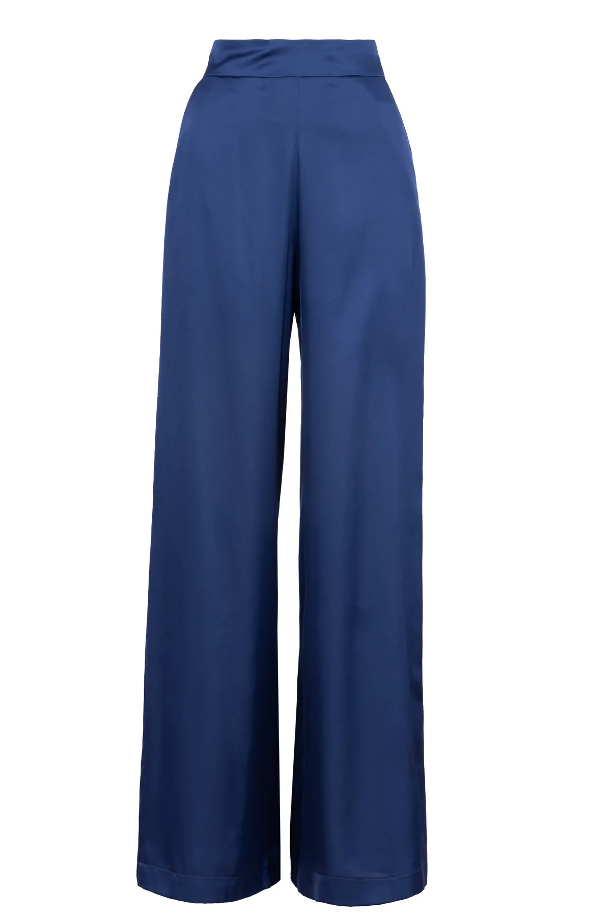 Jednobojne pantalone širokih nogavica