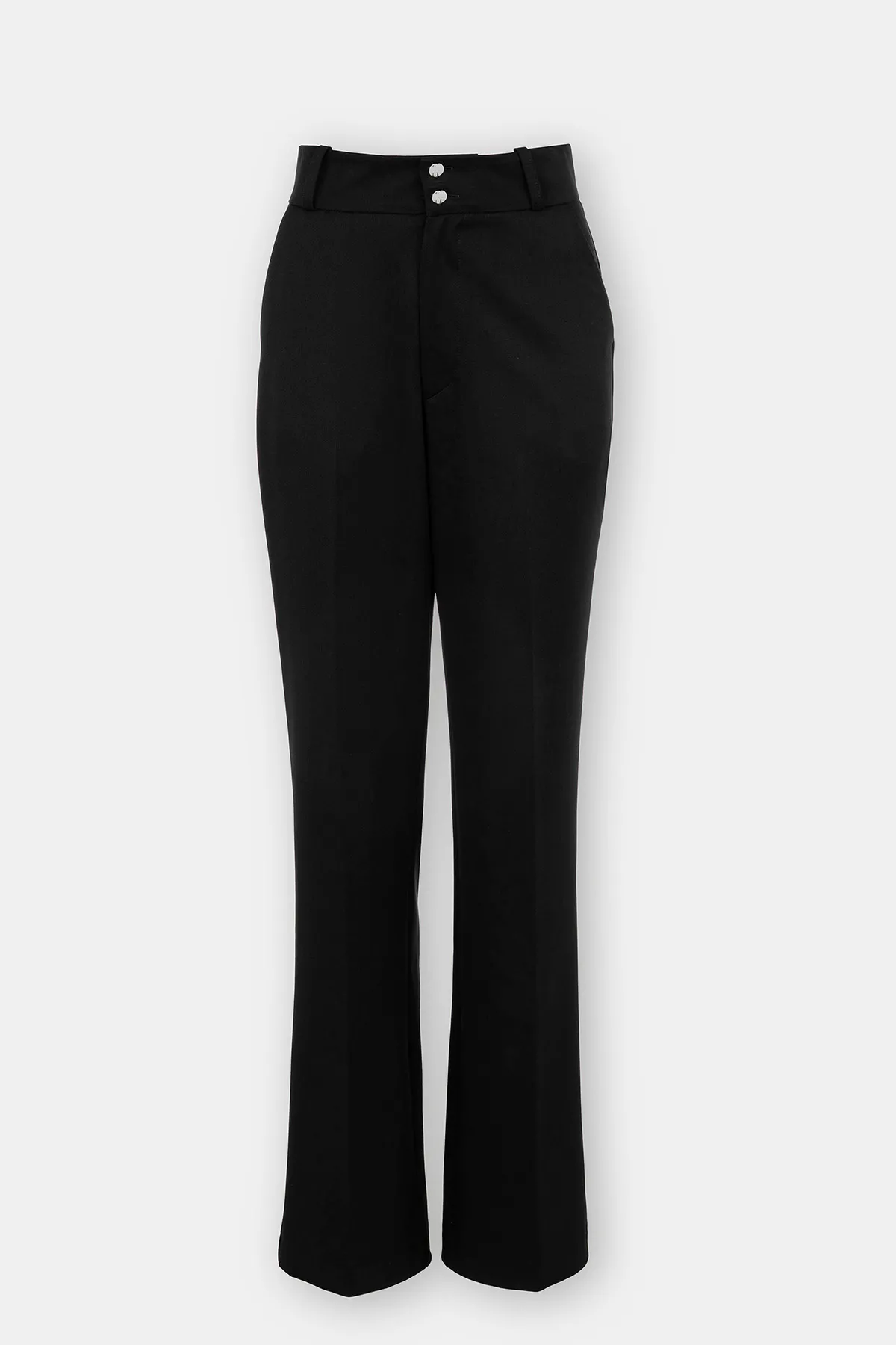 Ženske pantalone visokog struka ravnog kroja