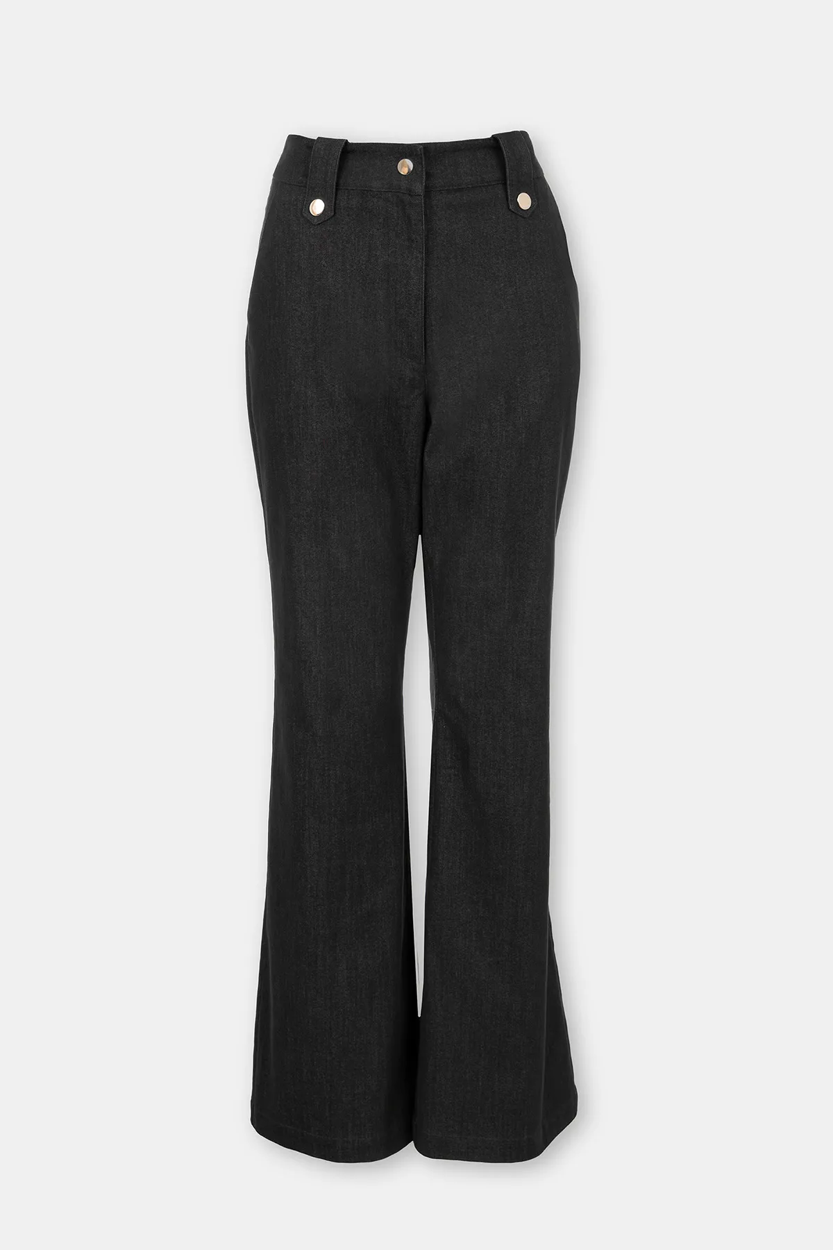 Pantalone visokog struka sa ukrasnim detaljima 