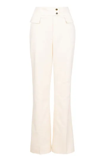 Elegantne zvonaste pantalone visokog struka 