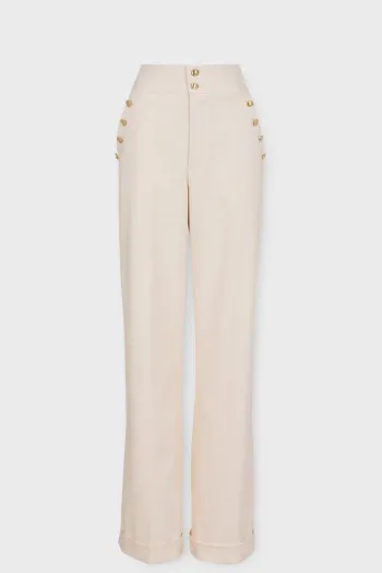 Elegantne pantalone širokog kroja 