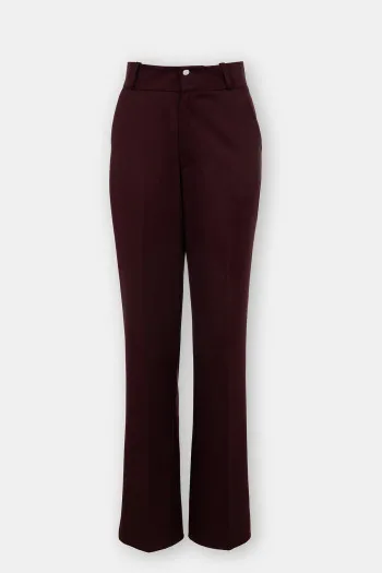 Ženske pantalone visokog struka ravnog kroja 