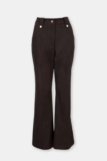 Pantalone visokog struka sa ukrasnim detaljima