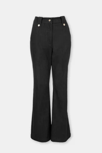 Pantalone visokog struka sa ukrasnim detaljima