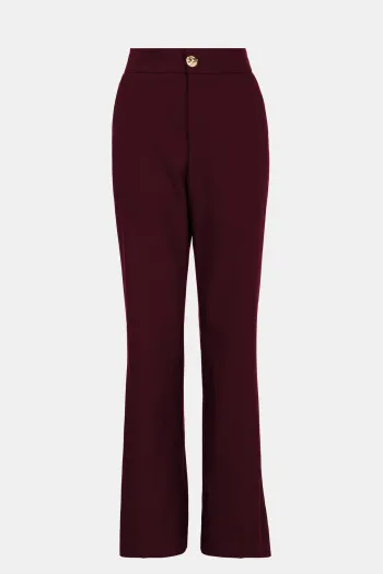 Ženske elegantne pantalone širokih nogavica