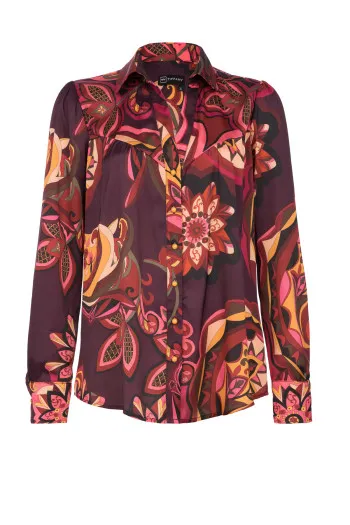 Bluza dugih rukava u cvetnom dezenu 
