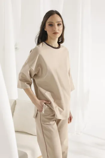 Oversize duks kratkih rukava 