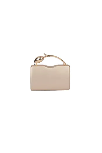 Clutch torbica sa metalnom ručkom 