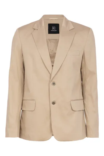 Muški jednobojni sako dugih rukava 